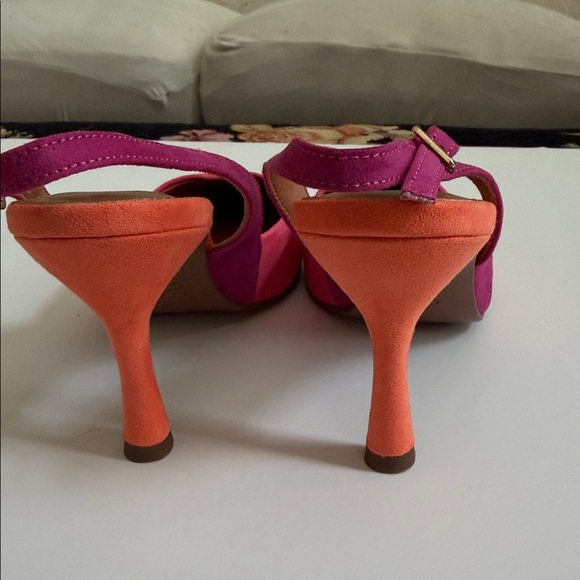 ASOS Fuchsia, Orange, Violet  Slingback Heels - Picture 4 of 6